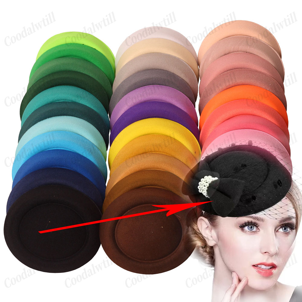 Phone Accessories On Top - 17CM Wedding Top Pillbox Fascinator Base