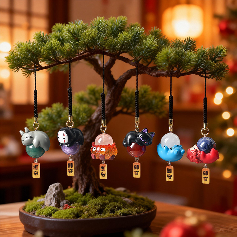Phone Accessories Blind Box - Hayao Miyazaki Blind Box Natural Crystal