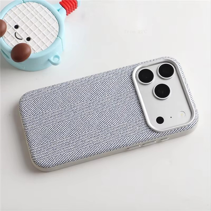 Magsafe Wireless Charger - Tech Woven Canvas Luxury Magnetic Case