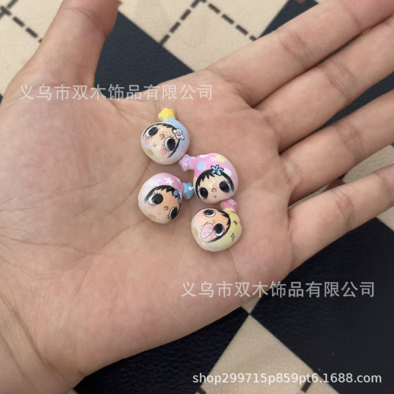 10pcs printed relief star hat  - Phone Accessories Beads ulasan dan harga