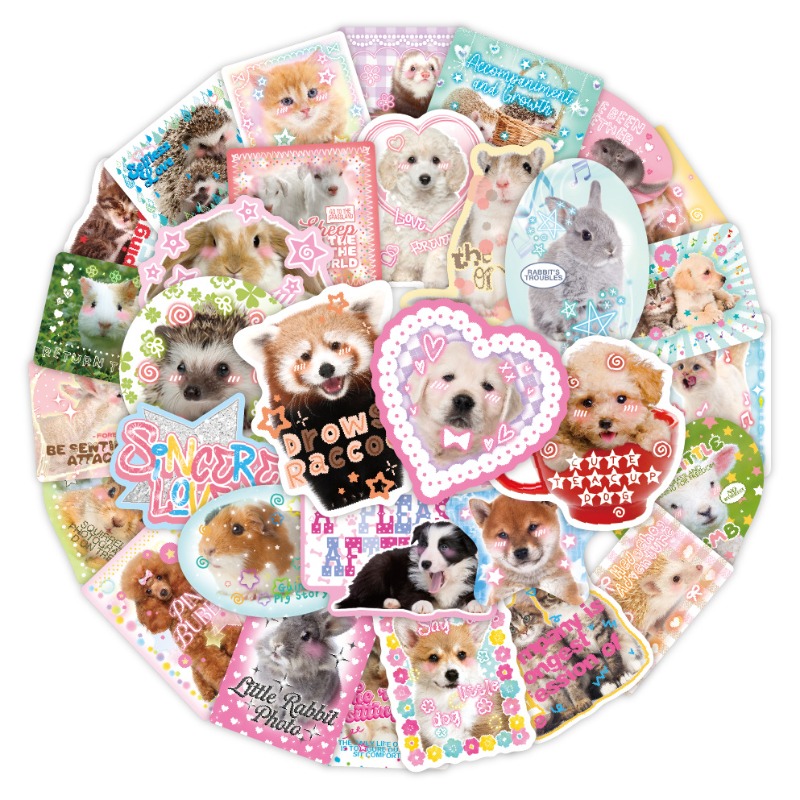 50pcs/set Kawaii Fashion Scrap - Phone Accessories For Kids ulasan dan harga