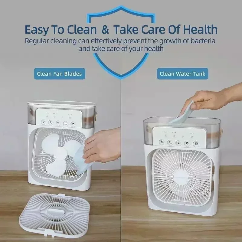 3 In 1 Mini Air Conditioner Ho - Phone Cooling Fan ulasan dan harga