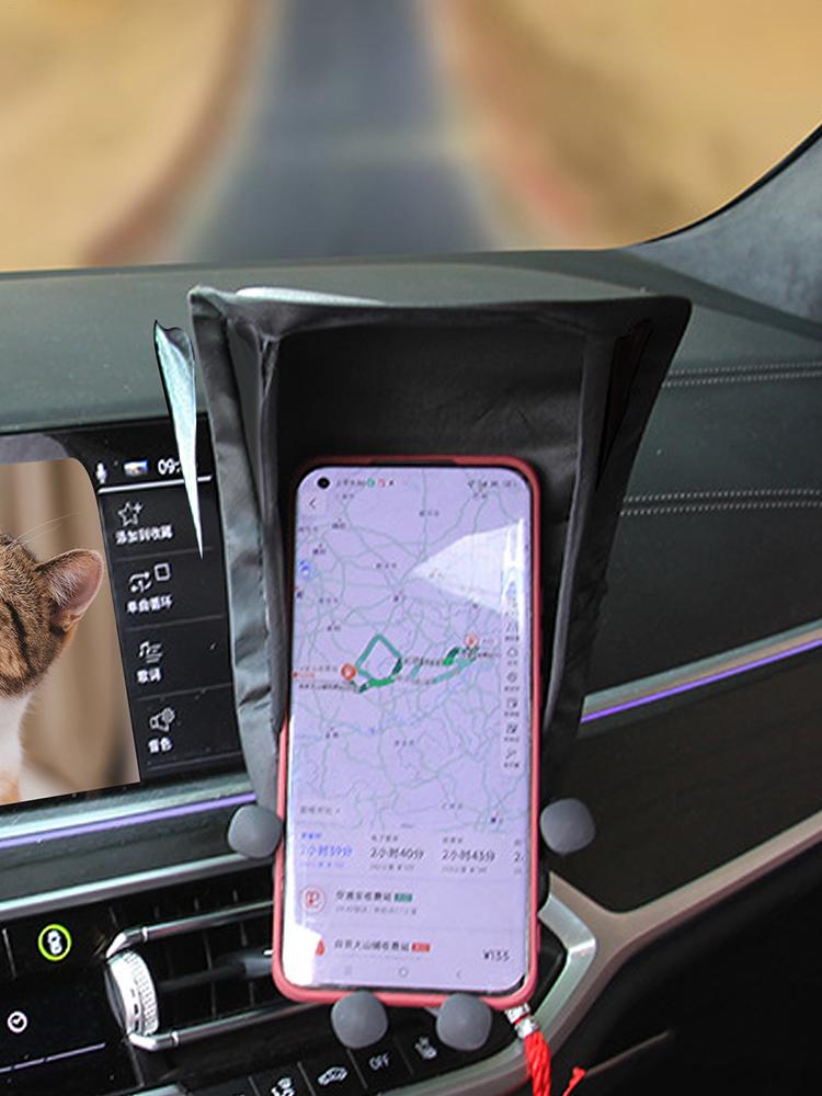 Car Phone Sun Shade Auto Cell  - Phone Accessories For Your Car ulasan dan harga