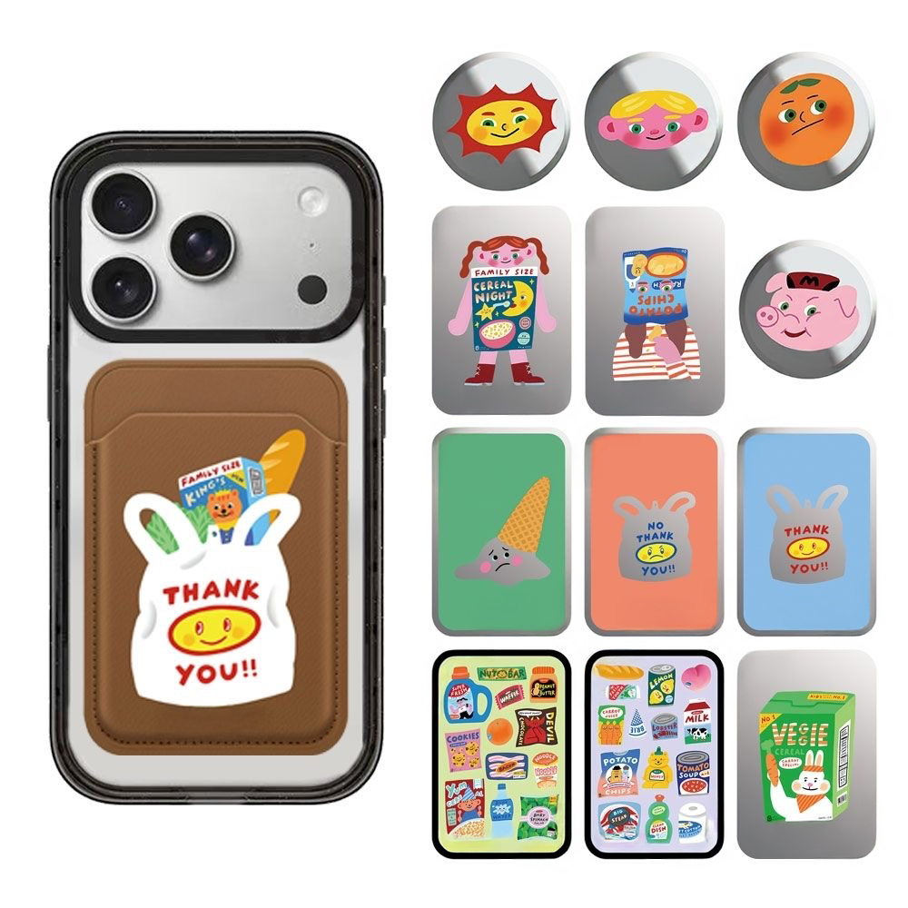 Cartoon Market Magnetic Phone  - Phone Accessories Market ulasan dan harga