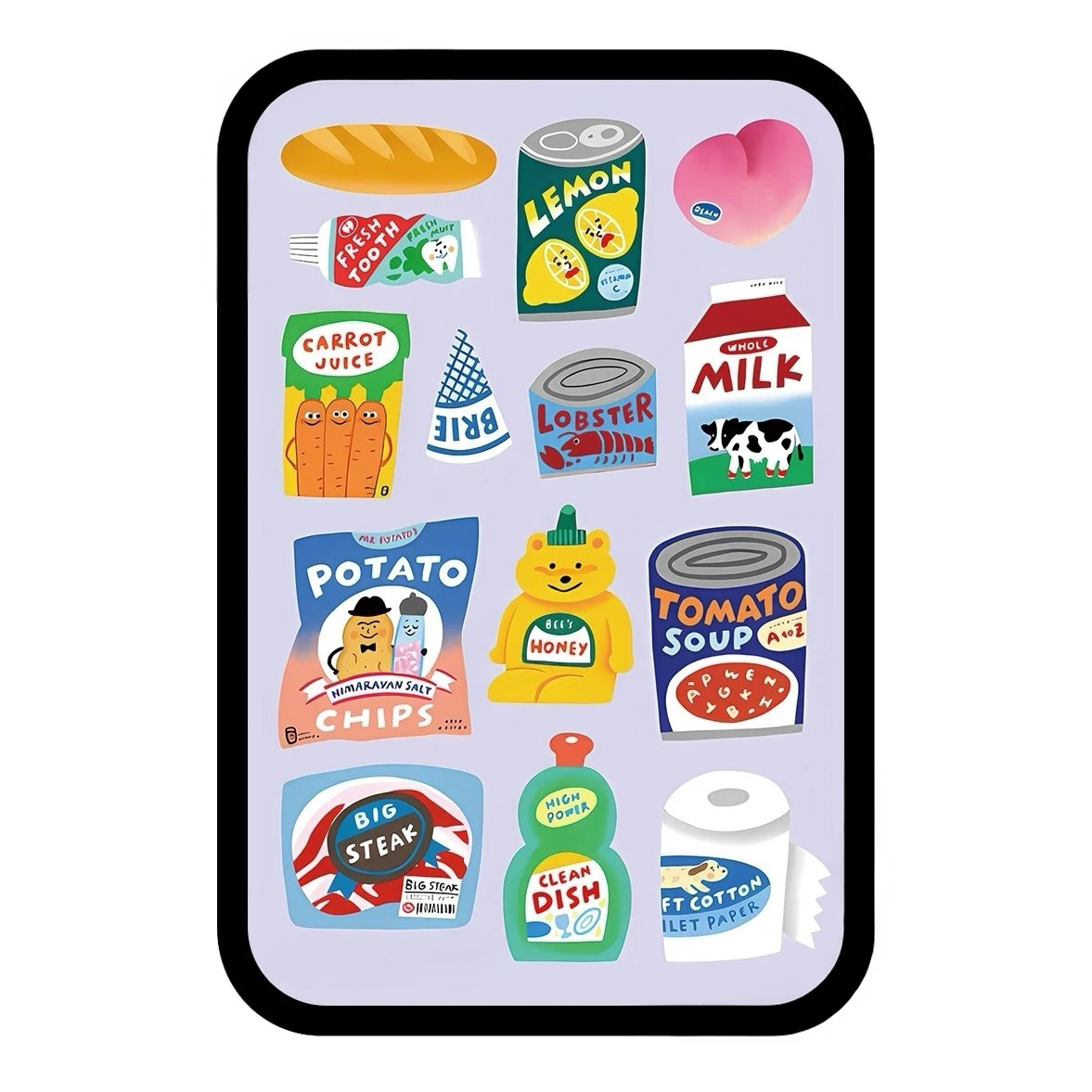 Cartoon Market Magnetic Phone  - Phone Accessories Market ulasan dan harga