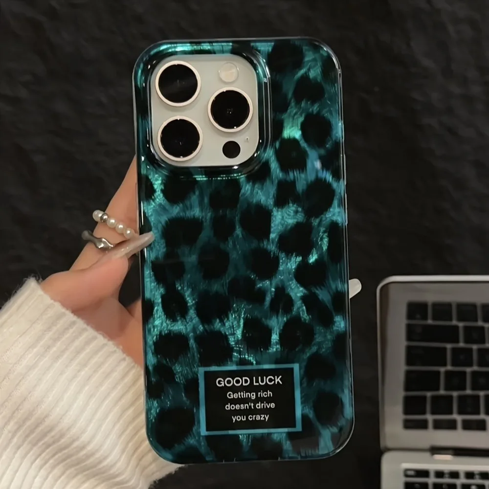 Retro Laser Cute Leopard Print - Phone Case Clear ulasan dan harga