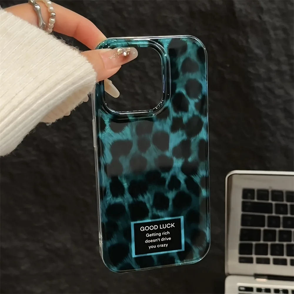 Retro Laser Cute Leopard Print - Phone Case Clear ulasan dan harga