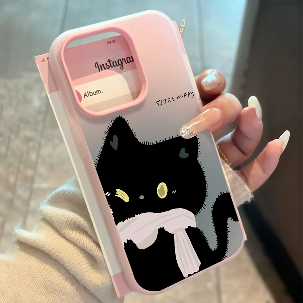 INS Couple Black White Cat Can - Xiaomi Phone Accessories ulasan dan harga