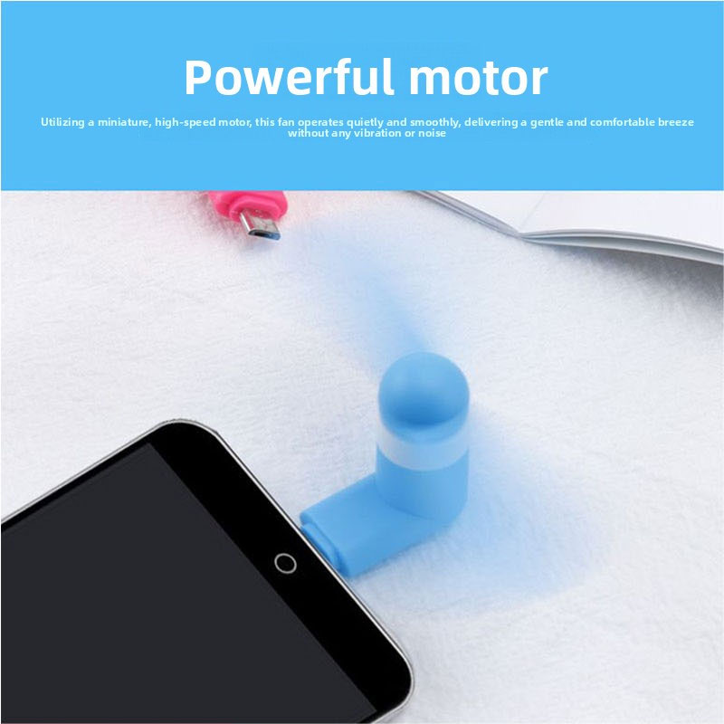 Type C Mini Phone Fan, Portabl - Phone Cooling Fan ulasan dan harga
