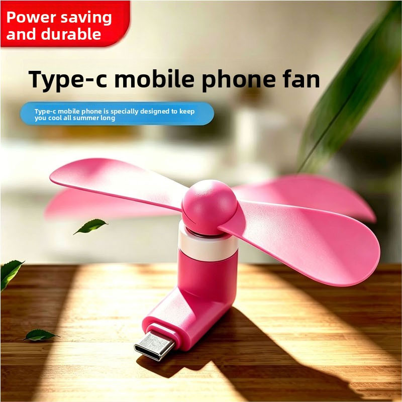 Type C Mini Phone Fan, Portabl - Phone Cooling Fan ulasan dan harga