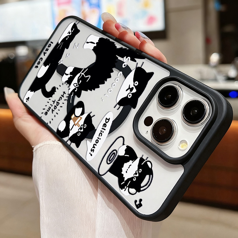 Funny Black Cat Wireless Charg - Magsafe Wireless Charger ulasan dan harga