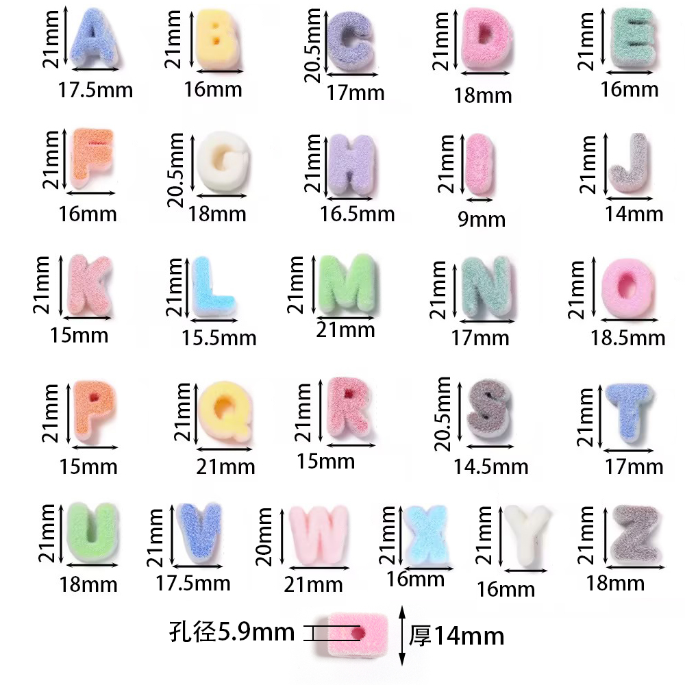 6pcs Random Mixed Color Flocke - Phone Accessories Beads ulasan dan harga