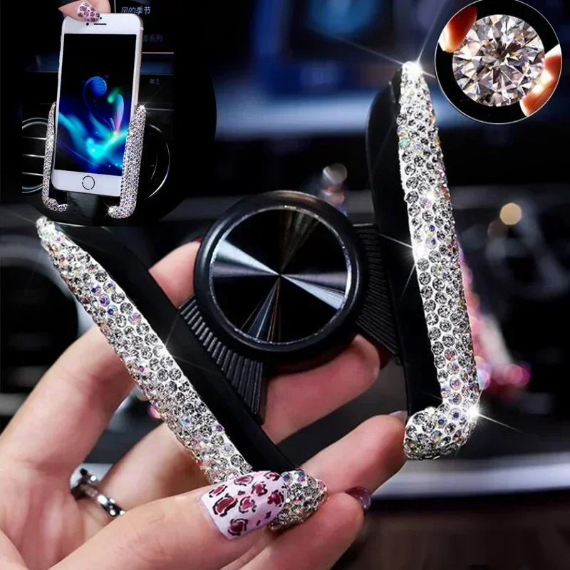 NEW Car Phone Holder Diamond C - Phone Accessories For Android ulasan dan harga