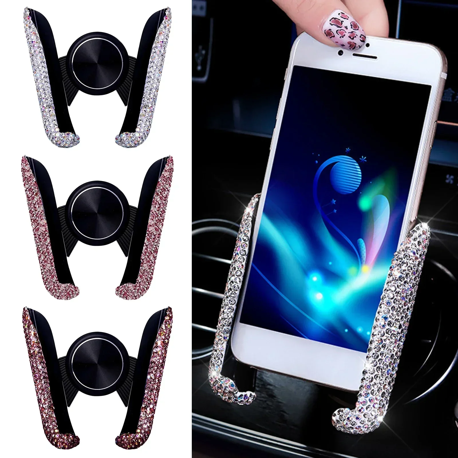 NEW Car Phone Holder Diamond C - Phone Accessories For Android ulasan dan harga