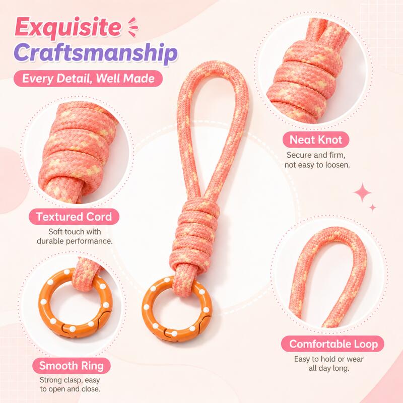 2~5pcs Colorful Braided Keycha - Phone Accessories For Android ulasan dan harga