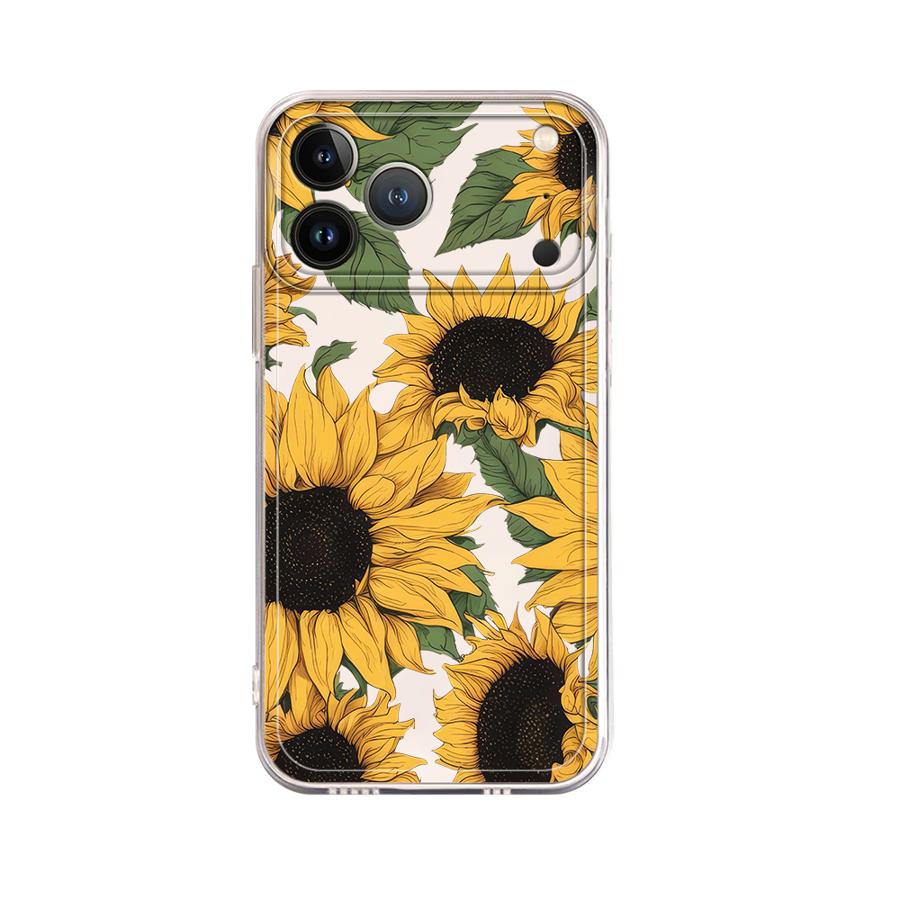 Cute Sunflower Pattern Case fo - Phone Case Clear ulasan dan harga