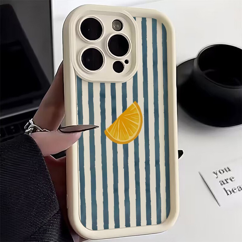 Striped Lemon Slice Pattern Ph - Xiaomi Phone Accessories ulasan dan harga