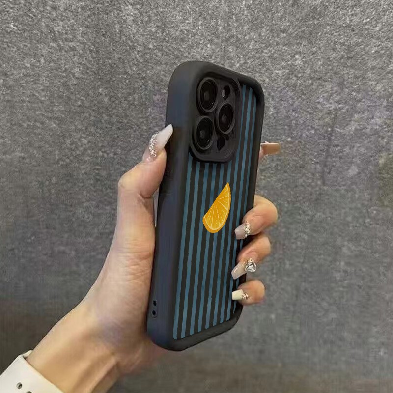 Striped Lemon Slice Pattern Ph - Xiaomi Phone Accessories ulasan dan harga