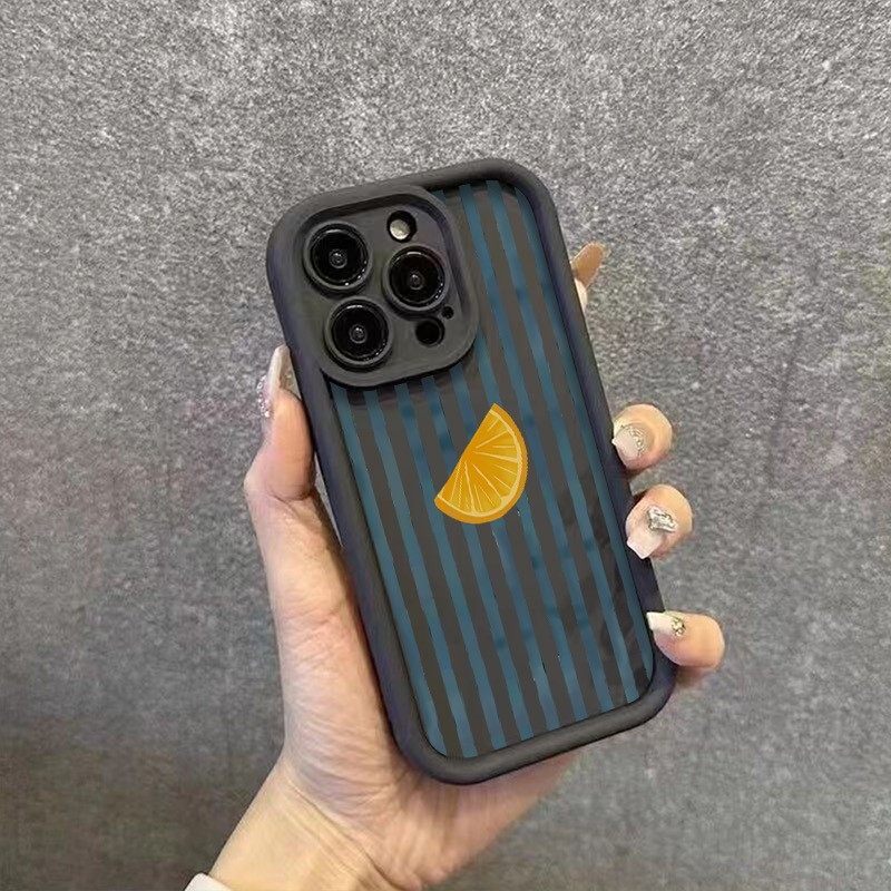 Striped Lemon Slice Pattern Ph - Xiaomi Phone Accessories ulasan dan harga