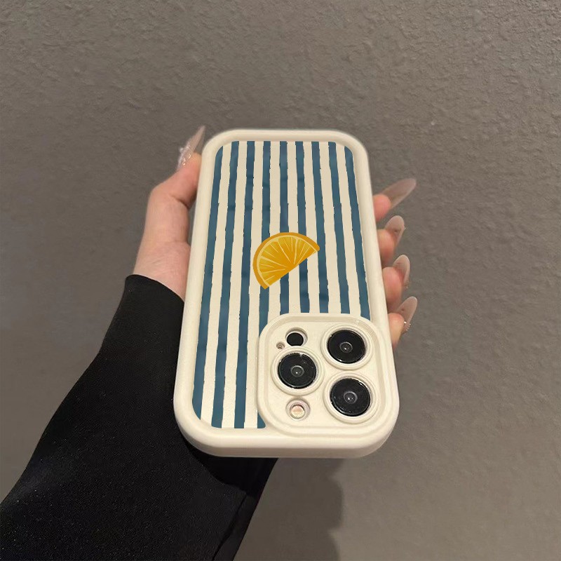 Striped Lemon Slice Pattern Ph - Xiaomi Phone Accessories ulasan dan harga