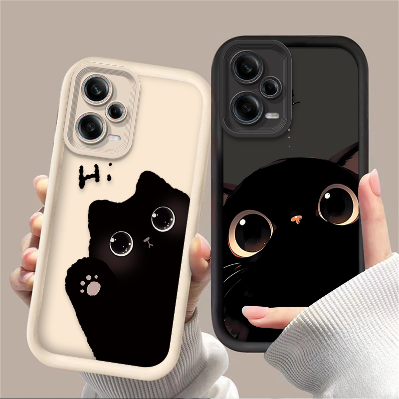 Lovely Big Eyed Cat Phone Case - Xiaomi Phone Accessories ulasan dan harga