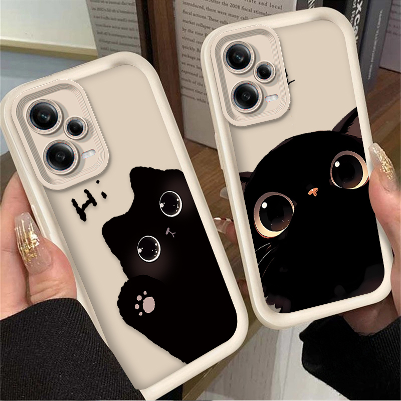 Lovely Big Eyed Cat Phone Case - Xiaomi Phone Accessories ulasan dan harga