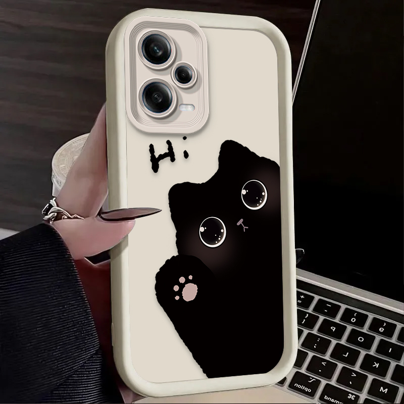 Lovely Big Eyed Cat Phone Case - Xiaomi Phone Accessories ulasan dan harga