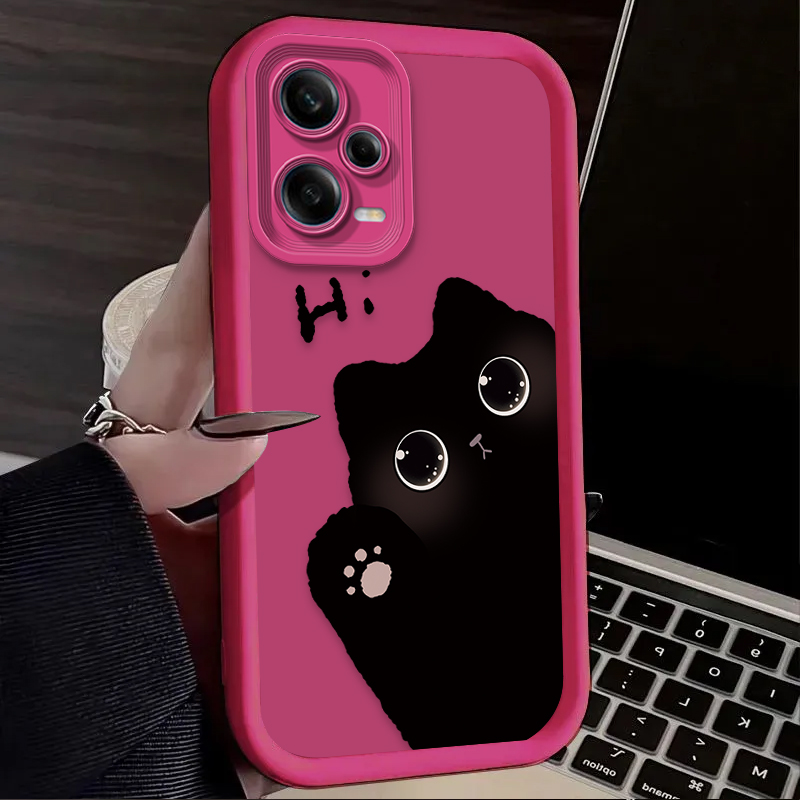 Lovely Big Eyed Cat Phone Case - Xiaomi Phone Accessories ulasan dan harga