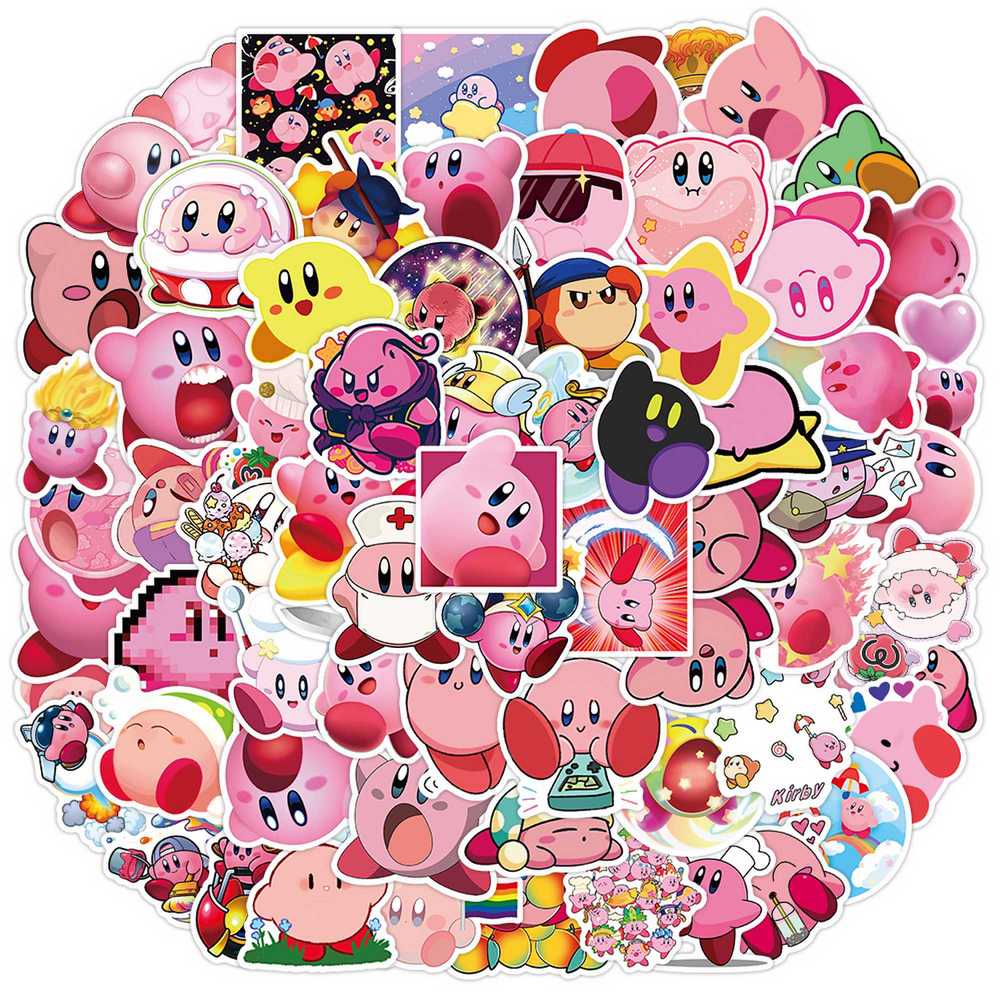 100pcs Cartoon Game Kirby Stic - Phone Accessories For Kids ulasan dan harga