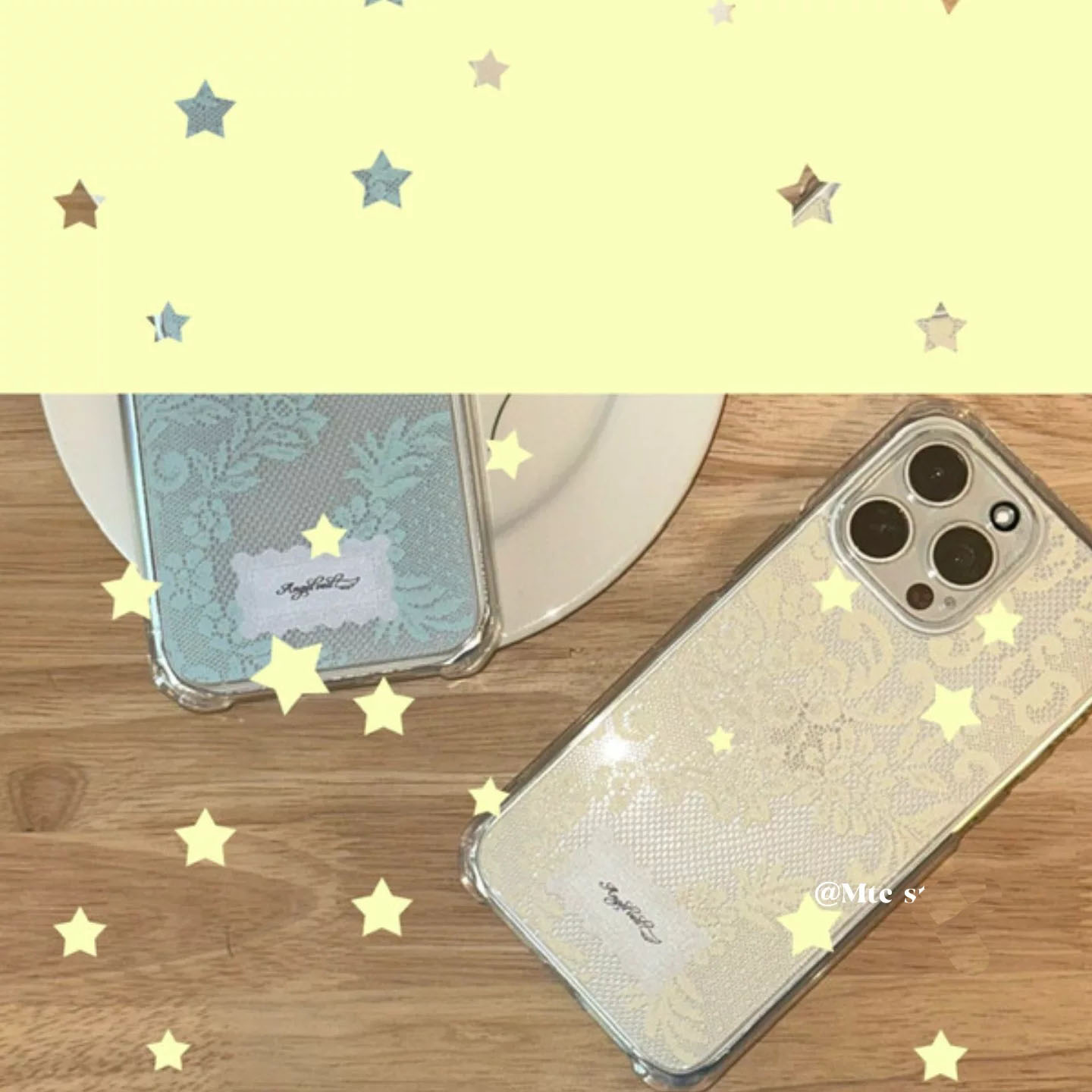 Korean Ins Colored Lace Sweet  - Phone Accessories For Girls ulasan dan harga