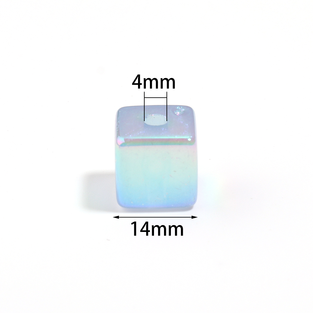 10pcs/lot 14mm Jelly Colored A - Phone Accessories Beads ulasan dan harga