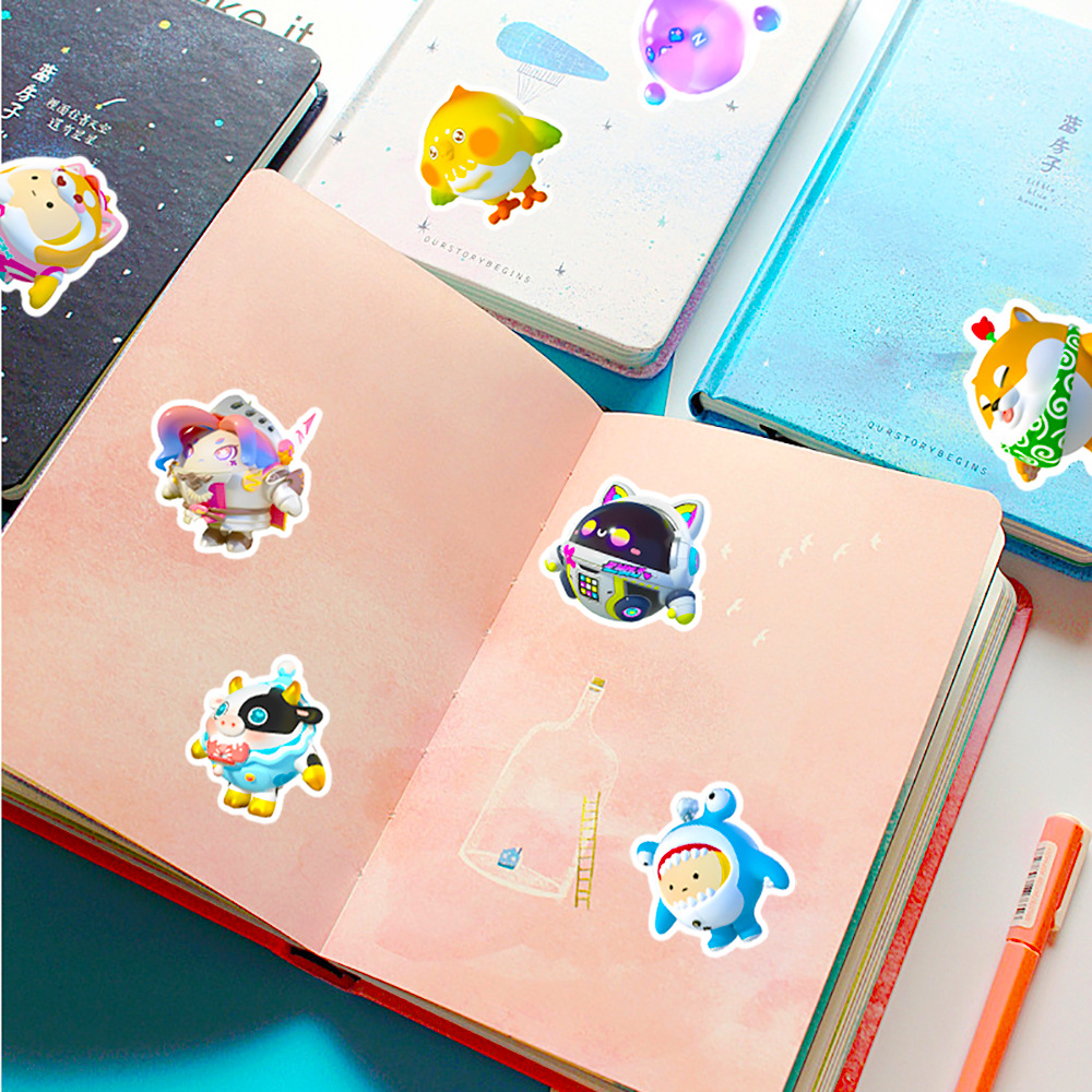 50Pcs Kawaii Eggy Party Cartoo - Phone Accessories For Kids ulasan dan harga