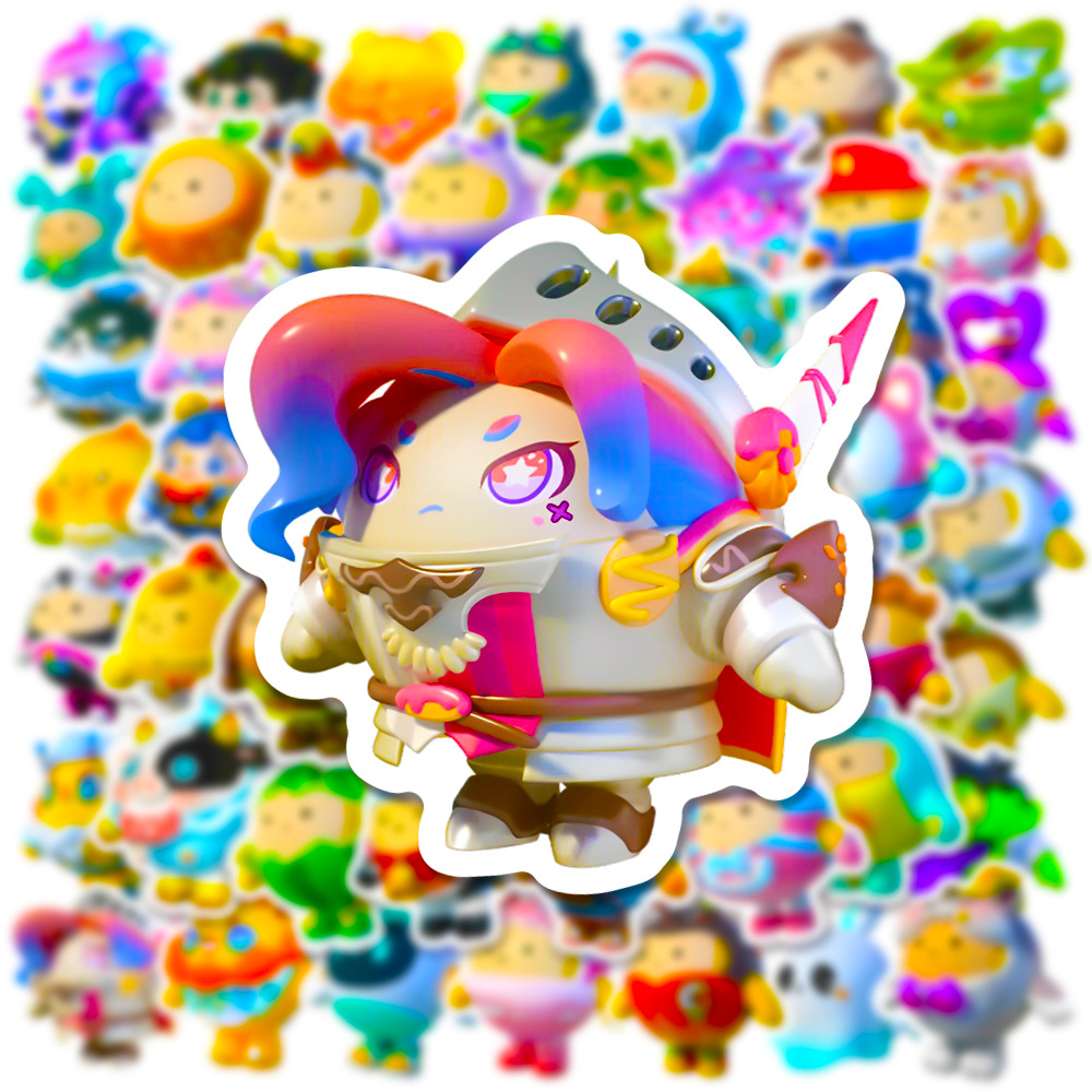 50Pcs Kawaii Eggy Party Cartoo - Phone Accessories For Kids ulasan dan harga