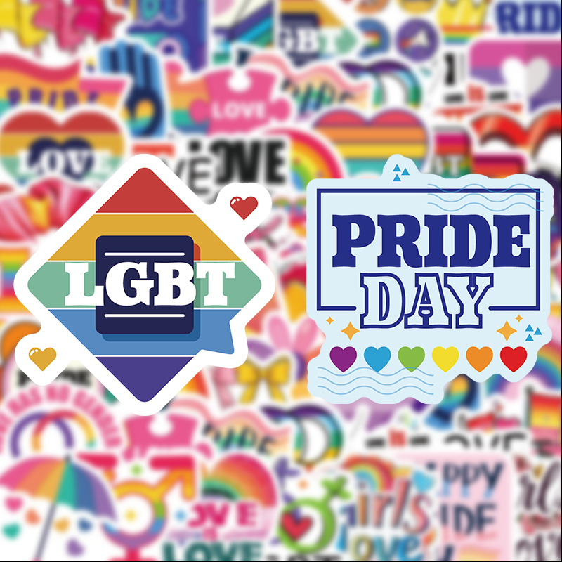 50 Rainbow Pride Themed Graffi - Phone Accessories For Your Car ulasan dan harga