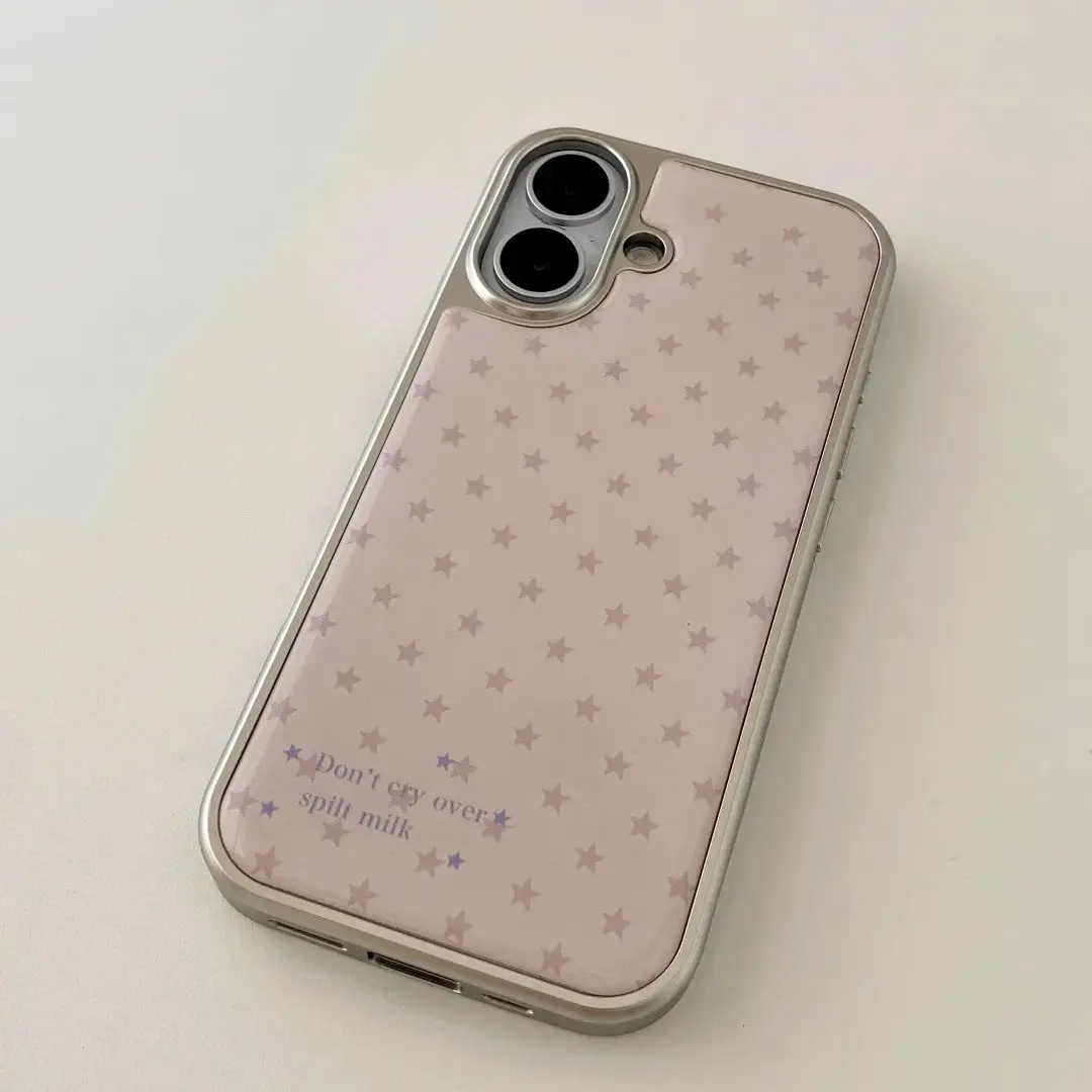Korean Ins Girl Heart Pink Sta - Phone Accessories For Girls ulasan dan harga