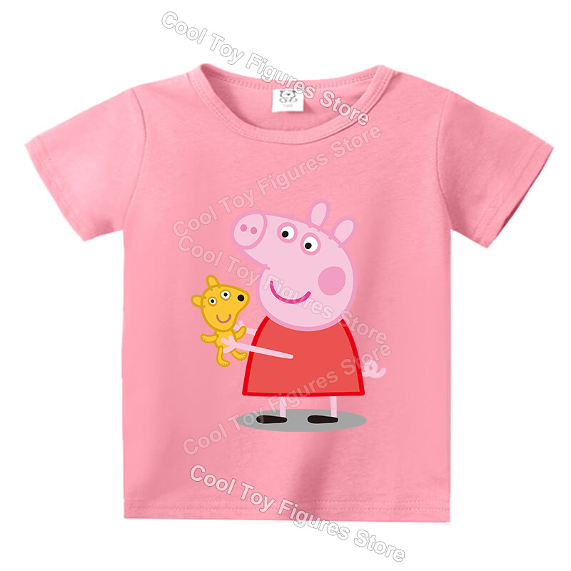 Peppas Pig Series T-shirt Shor - Phone Accessories On Top ulasan dan harga