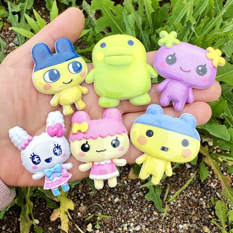45mm Cartoon Tamagotchi double - Phone Accessories Beads ulasan dan harga