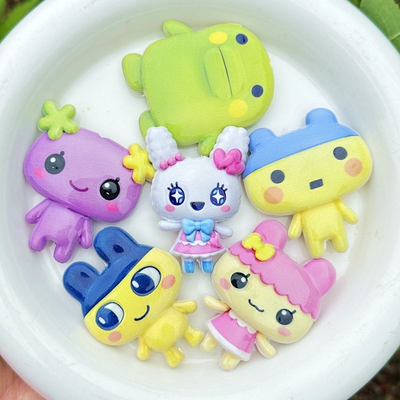 45mm Cartoon Tamagotchi double - Phone Accessories Beads ulasan dan harga