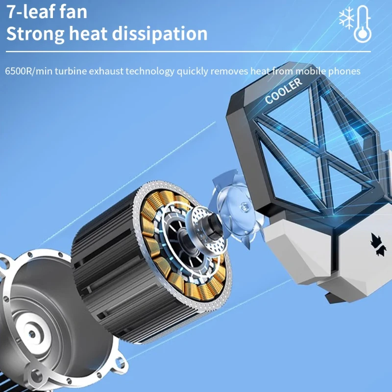 DY08 Mobile Phone Cooling Fan  - Phone Accessories For Android ulasan dan harga