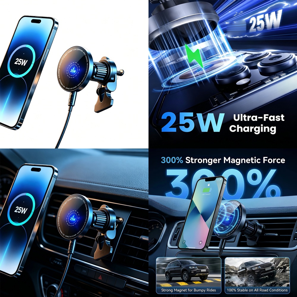 25W Super Fast Magnetic Wirele - Phone Cooling Fan ulasan dan harga