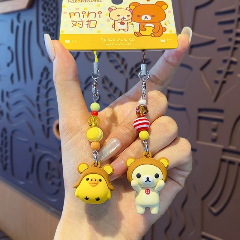 Cute Rilakkuma Korilakkuma Key - Phone Accessories Beads ulasan dan harga