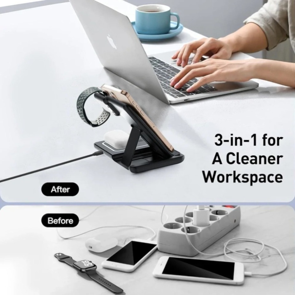 Night LED Light 3 In 1 Wireles - Phone Cooling Fan ulasan dan harga