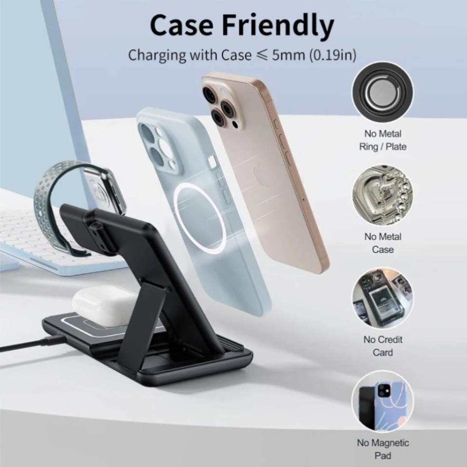 Night LED Light 3 In 1 Wireles - Phone Cooling Fan ulasan dan harga