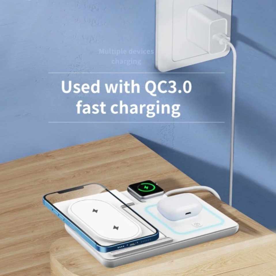 Night LED Light 3 In 1 Wireles - Phone Cooling Fan ulasan dan harga