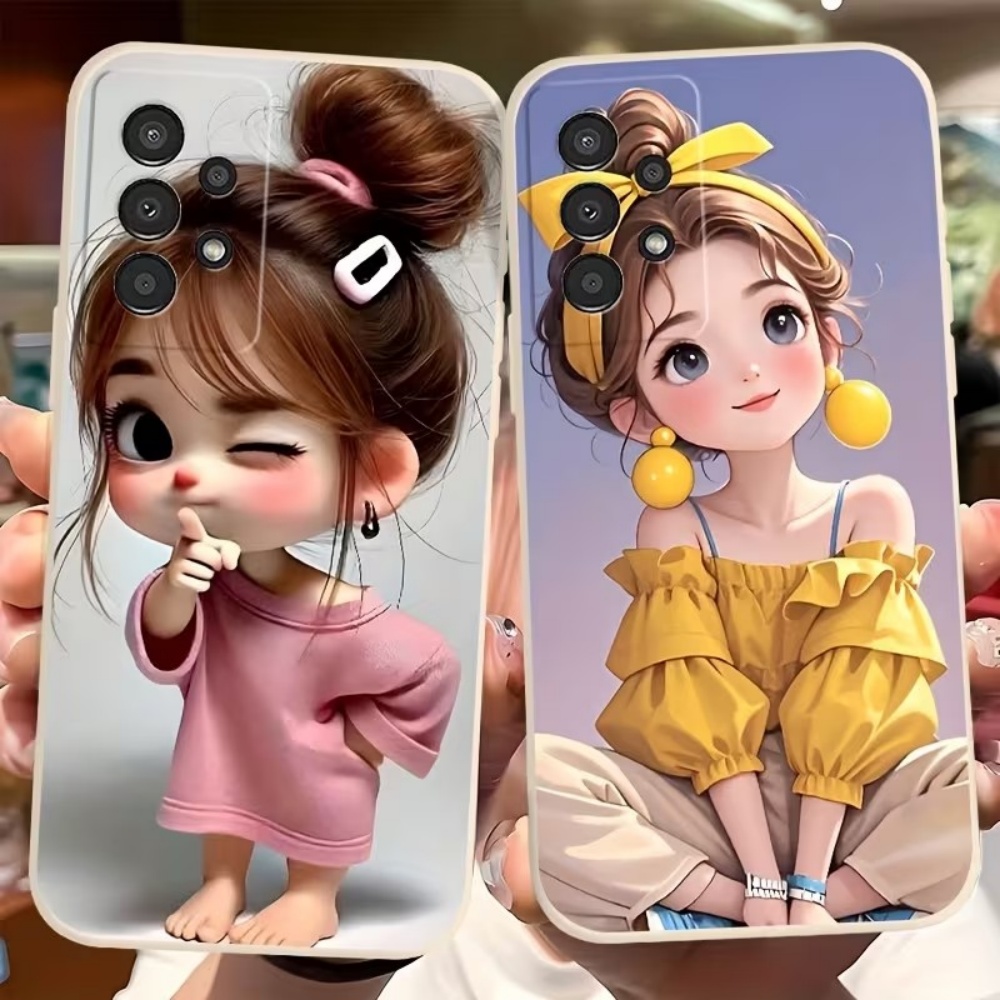 Cute Cartoon Girl Pattern Desi - Phone Accessories For Girls ulasan dan harga