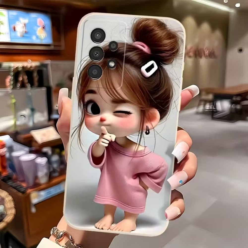 Cute Cartoon Girl Pattern Desi - Phone Accessories For Girls ulasan dan harga