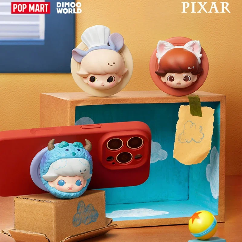 POP MART DIMOO WORLD PIXAR Ser - Phone Accessories Blind Box ulasan dan harga