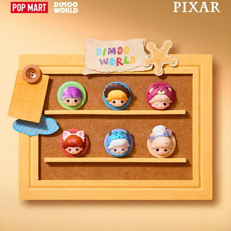 POP MART DIMOO WORLD PIXAR Ser - Phone Accessories Blind Box ulasan dan harga