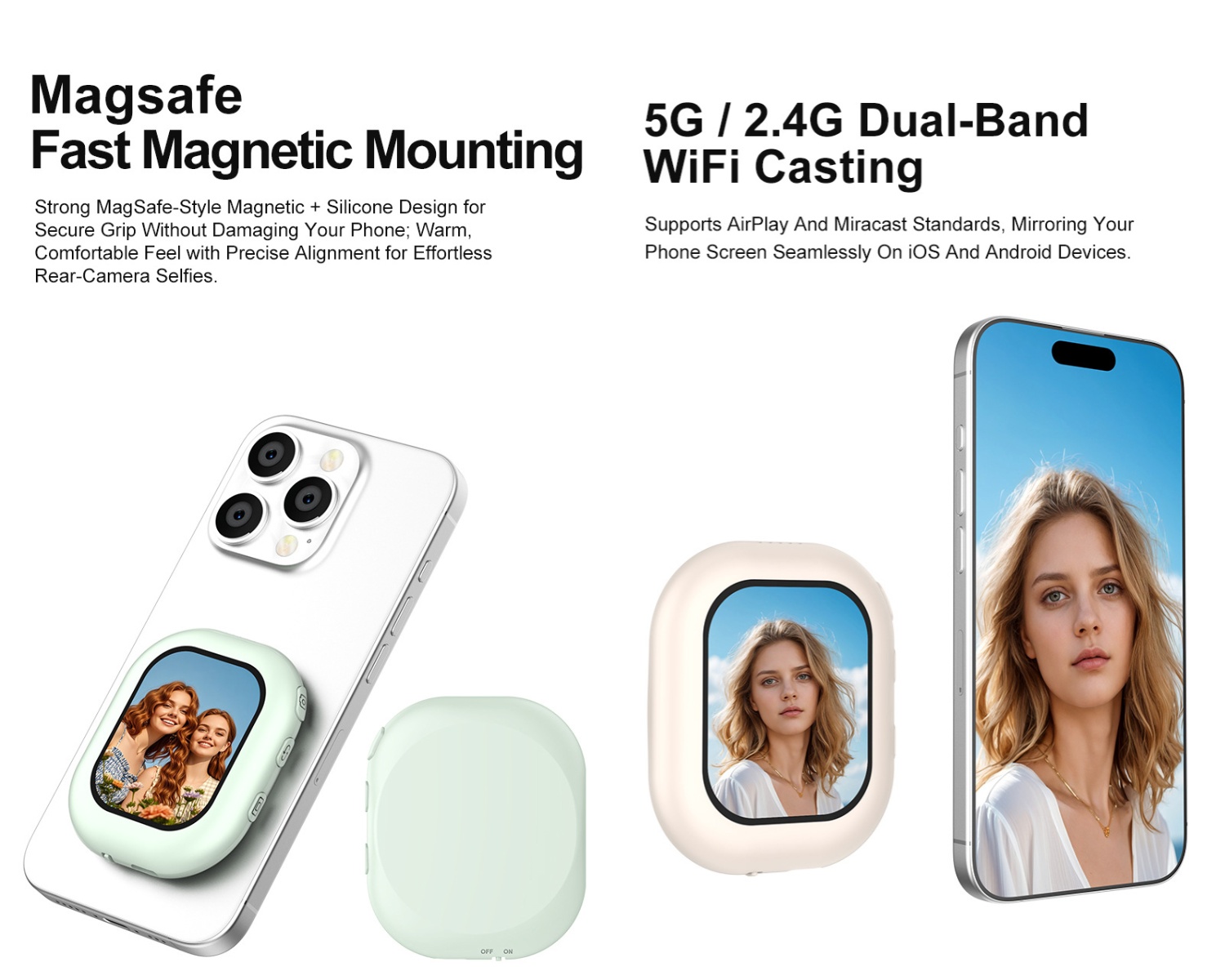 Wireless Mini Magnetic Selfie  - Phone Accessories For Android ulasan dan harga